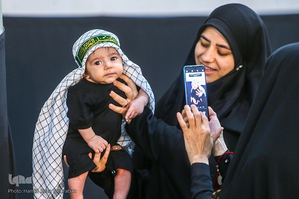 حسینیه ایران؛ سوگواره شیرخوارگان حسینی در حرم عبد‌العظیم حسنی