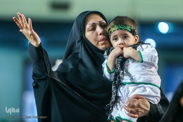 حسینیه ایران؛ سوگواره شیرخوارگان حسینی در حرم عبد‌العظیم حسنی