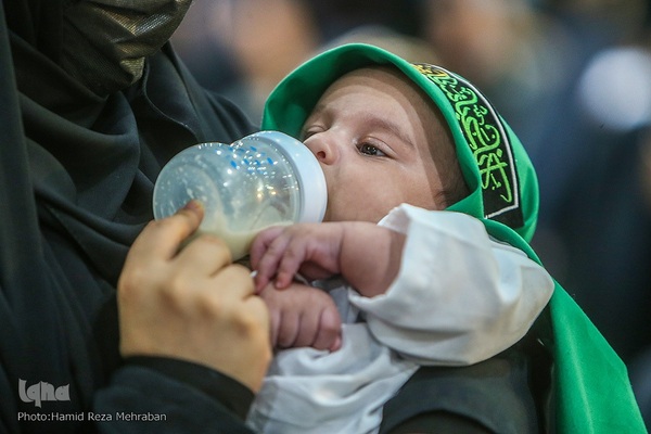 حسینیه ایران؛ سوگواره شیرخوارگان حسینی در حرم عبد‌العظیم حسنی