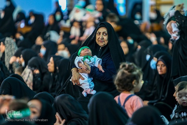 حسینیه ایران؛ سوگواره شیرخوارگان حسینی در حرم عبد‌العظیم حسنی