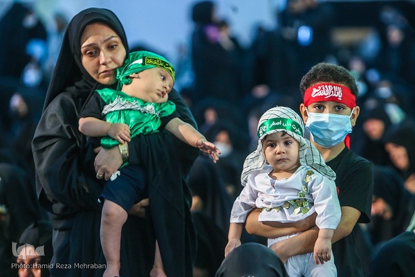 حسینیه ایران؛ سوگواره شیرخوارگان حسینی در حرم عبد‌العظیم حسنی