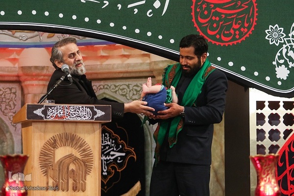 سوگواره شیرخوارگان حسینی در حرم مطهر رضوی