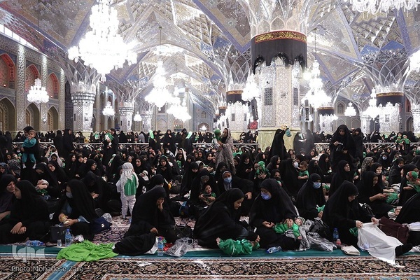 سوگواره شیرخوارگان حسینی در حرم مطهر رضوی