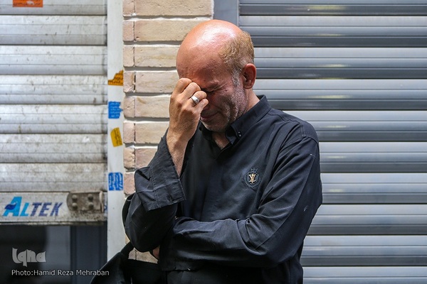 حسینیه ایران؛ عزاداری روز هشتم محرم در بازار تهران