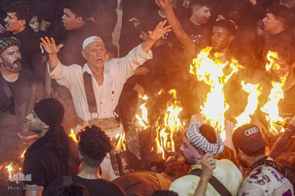 مراسم شب عاشورای حسینی در نجف