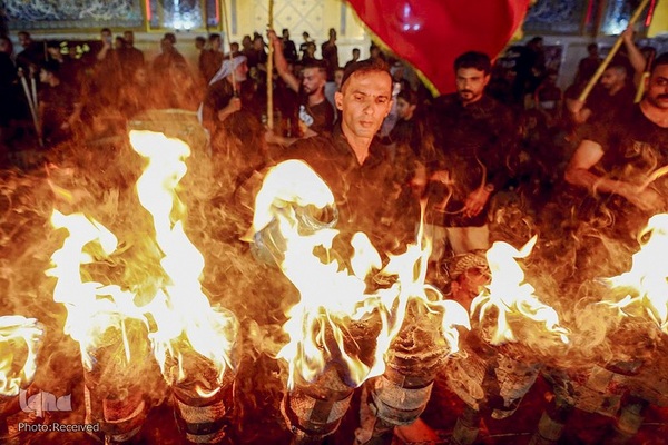 مراسم شب عاشورای حسینی در نجف