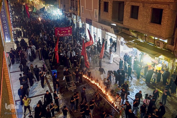 مراسم شب عاشورای حسینی در نجف