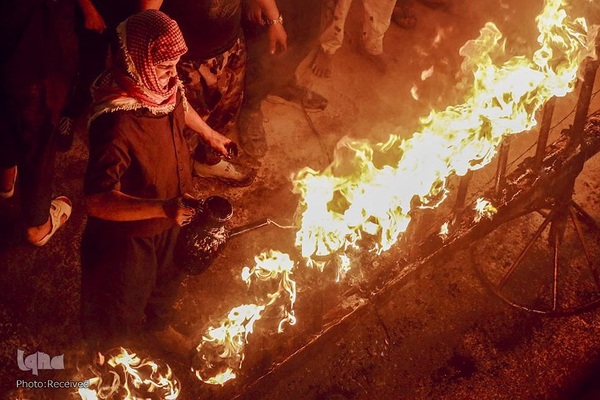 مراسم شب عاشورای حسینی در نجف