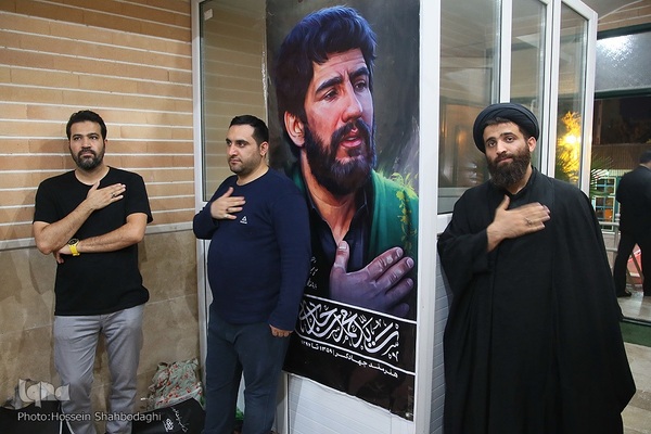 مراسم سوگواری هیئت هنر و رسانه قم