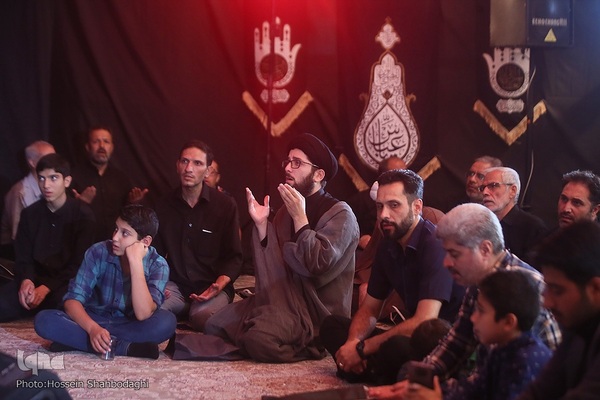 مراسم سوگواری هیئت هنر و رسانه قم