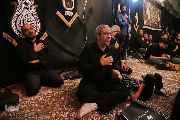 مراسم سوگواری هیئت هنر و رسانه قم