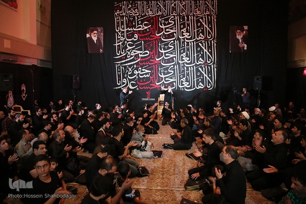 مراسم سوگواری هیئت هنر و رسانه قم