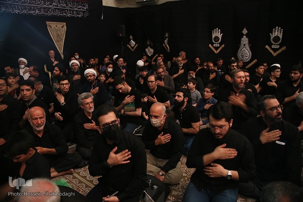 مراسم سوگواری هیئت هنر و رسانه قم