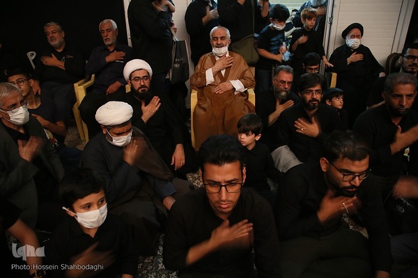 مراسم سوگواری هیئت هنر و رسانه قم