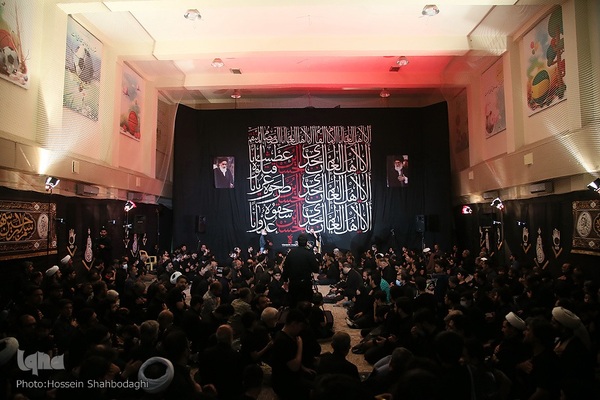 مراسم سوگواری هیئت هنر و رسانه قم