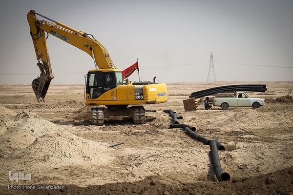 آماده‌سازی موکب‌های اربعین در مرز شلمچه