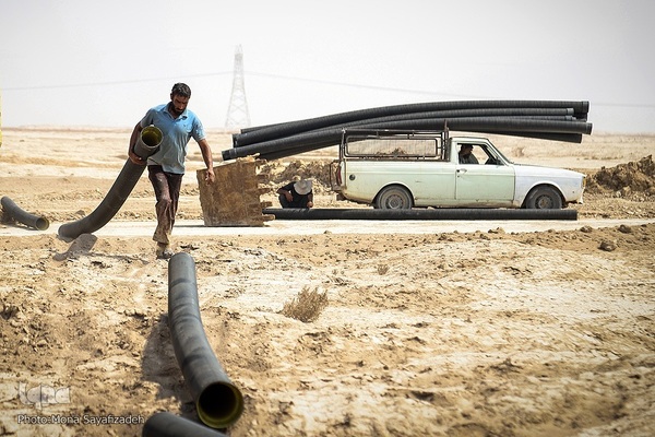 آماده‌سازی موکب‌های اربعین در مرز شلمچه