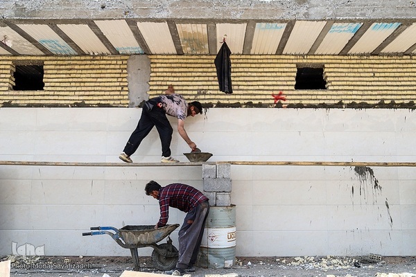 آماده‌سازی موکب‌های اربعین در مرز شلمچه