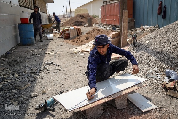 آماده‌سازی موکب‌های اربعین در مرز شلمچه