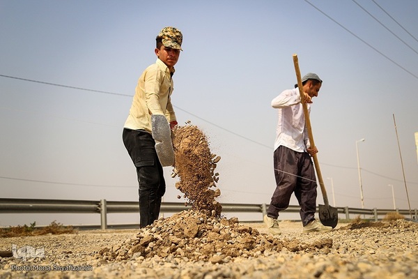 آماده‌سازی موکب‌های اربعین در مرز شلمچه