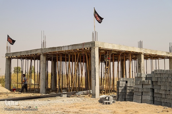 آماده‌سازی موکب‌های اربعین در مرز شلمچه