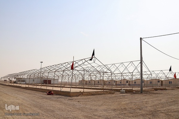 آماده‌سازی موکب‌های اربعین در مرز شلمچه