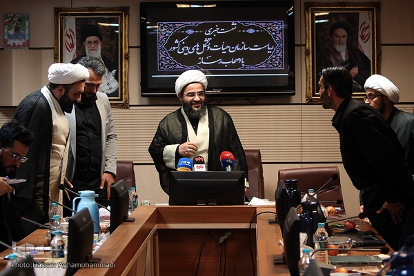 نشست خبری حجت الاسلام والمسلمین مجید باباخانی، رئیس سازمان هیأت و تشکل‌های دینی کشور