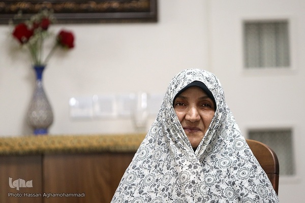 خواهر شهید قرآنی «حسن کوهستانی»