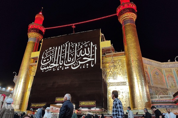 حال و هوای حرم مطهر امام علی در آستانه اربعین حسینی