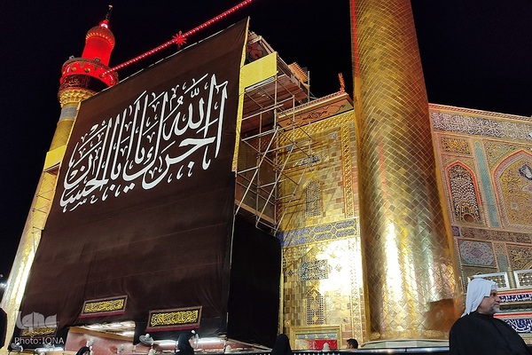 حال و هوای حرم مطهر امام علی در آستانه اربعین حسینی