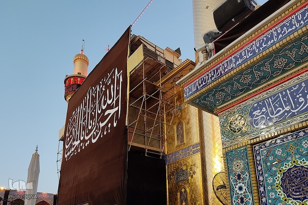 حال و هوای حرم مطهر امام علی در آستانه اربعین حسینی