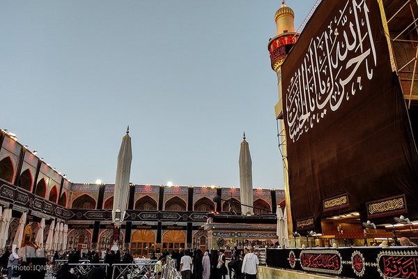 حال و هوای حرم مطهر امام علی در آستانه اربعین حسینی