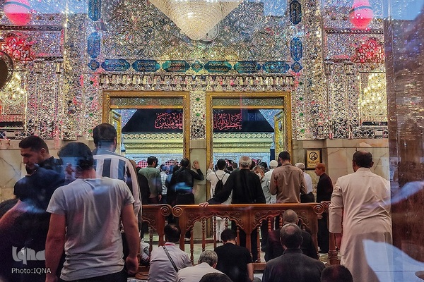حال و هوای حرم مطهر امام علی در آستانه اربعین حسینی