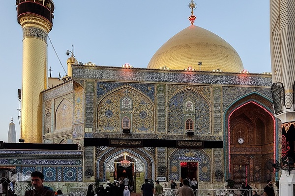 حال و هوای حرم مطهر امام علی در آستانه اربعین حسینی