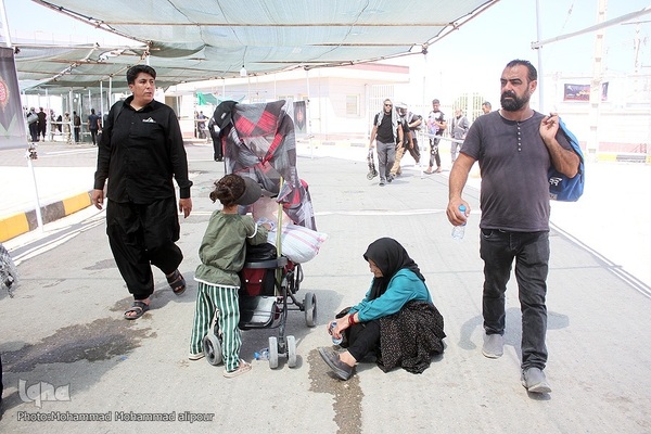 بازگشت زائران از مرز چذابه