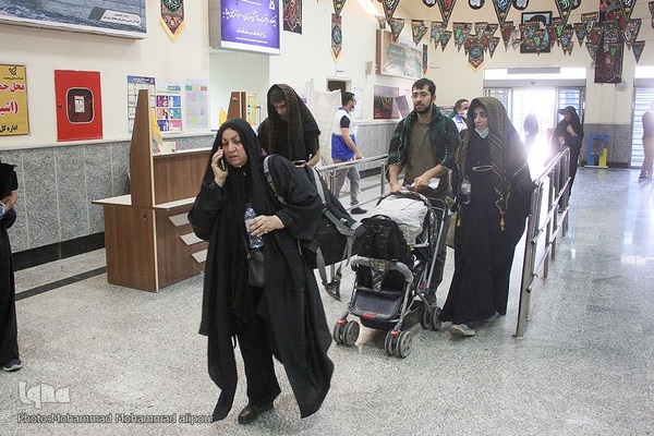 بازگشت زائران از مرز چذابه