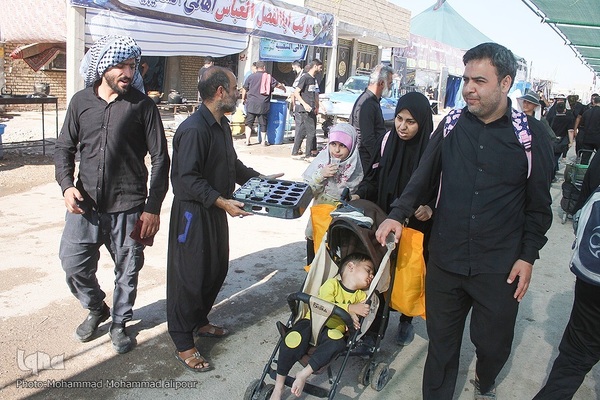 بازگشت زائران از مرز چذابه