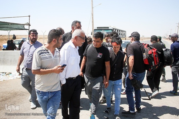 بازگشت زائران از مرز چذابه