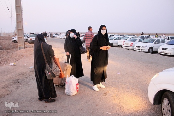 بازگشت زائران از مرز چذابه