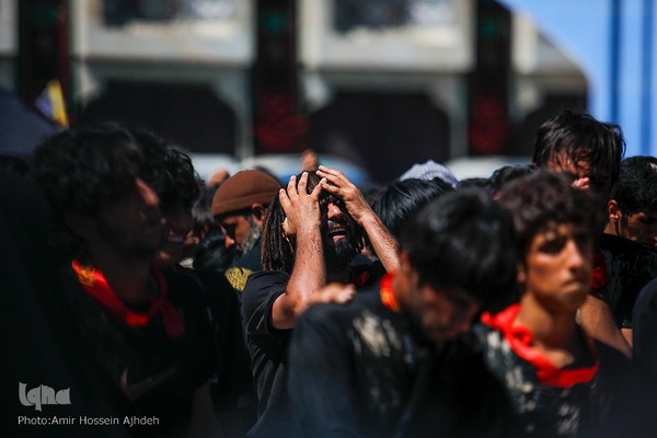 لحظه‌های دلتنگی در آستان حسینی