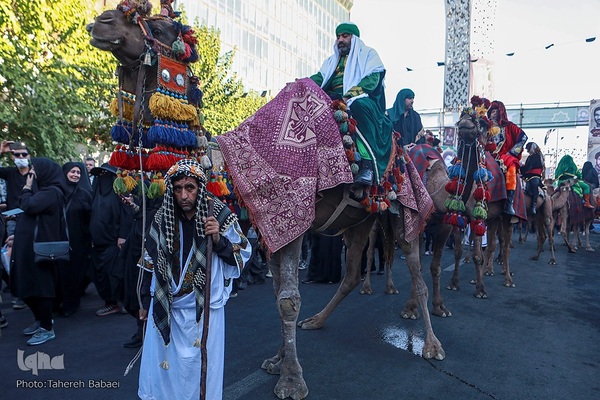 آیین پیاده‌روی جاماندگان اربعین حسینی در تهران(۲)
