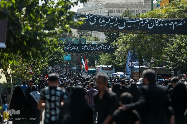 آیین پیاده‌روی جاماندگان اربعین حسینی در تهران(۳)