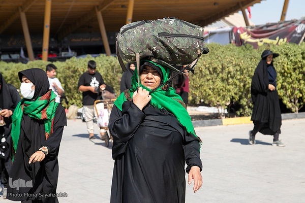بازگشت زائران اربعین از مرز شلمچه