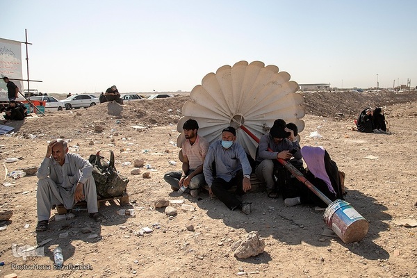 بازگشت زائران اربعین از مرز شلمچه