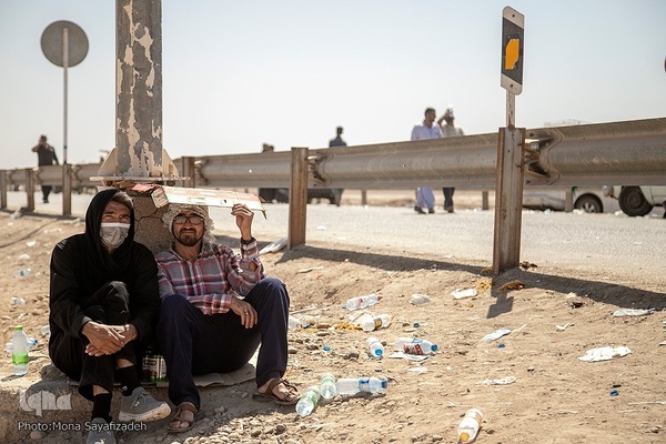 بازگشت زائران اربعین از مرز شلمچه