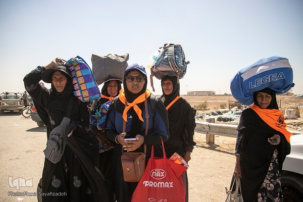 بازگشت زائران اربعین از مرز شلمچه