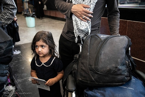 بازگشت زائران اربعین از مرز شلمچه