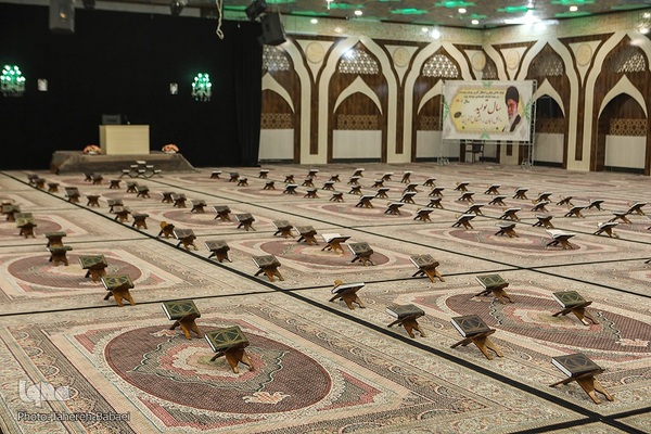 جلسه قرآن استاد حبیب مهکام در ستاد فرماندهی انتظامی تهران بزرگ