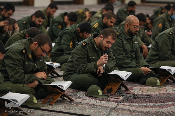 جلسه قرآن استاد حبیب مهکام در ستاد فرماندهی انتظامی تهران بزرگ