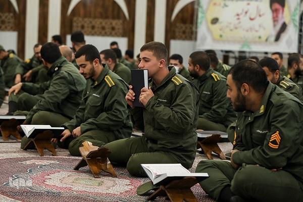 جلسه قرآن استاد حبیب مهکام در ستاد فرماندهی انتظامی تهران بزرگ